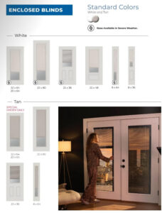 Enclosed Blinds Types